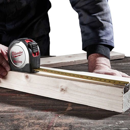 METRE MİLWAUKEE KROM 8*25 MM resmi