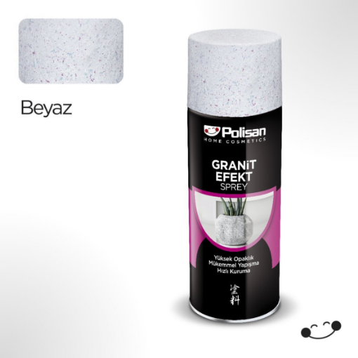 POL. SPREY BOYA GRANİT EFEKT BEYAZ resmi