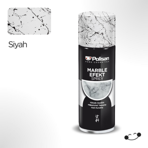 POL. SPREY BOYA  SİYAH MERMER EFEKT resmi