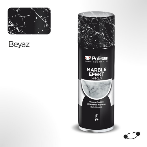 POL. SPREY BOYA  BEYAZ MERMER EFEKT resmi