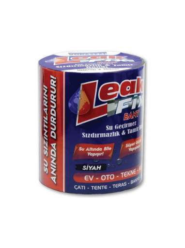 VODASEAL LEAK FİX YAMA BANT 100 MM*1,5 MT SİYAH resmi
