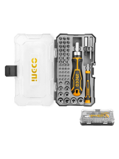 İNGCO 55 PARÇA BİTS TORNAVİDA SETİ resmi