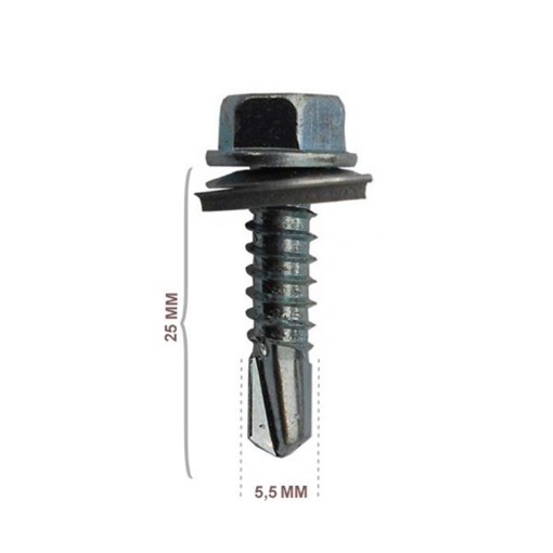 5,5*25 TRAPEZ VİDASI resmi