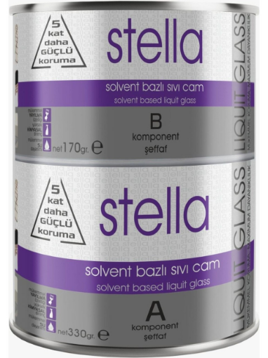 STELLA SIVI CAM SOLVENT BAZLI 500 ML resmi