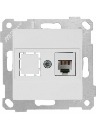 MUTLUSAN TELEFON PRİZİ BEYAZ resmi