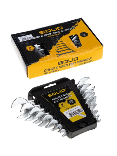SOLİD 8 PARÇA ANAHTAR TAKIMI AÇIK AĞIZ resmi