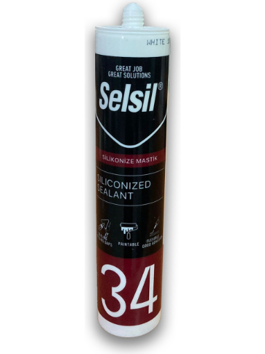 SELSİL MASTİK 450 ML BEYAZ resmi