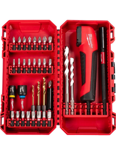 MİLWAUKEE KÖŞE ADAPTÖRLÜ 35 PARÇA UÇ SETİ resmi