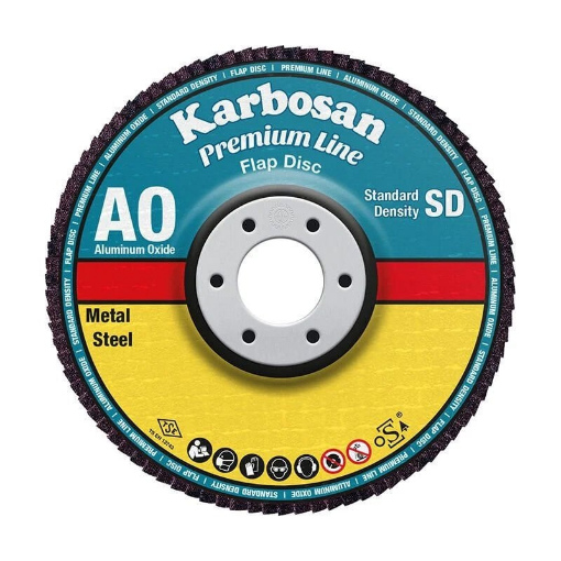 KARBOSAN FLAP DİSK 80 KUM 115 MM resmi