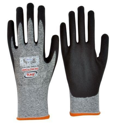 AKY MİKRO KÖPÜK SİYAH ELDİVEN 9 NO resmi