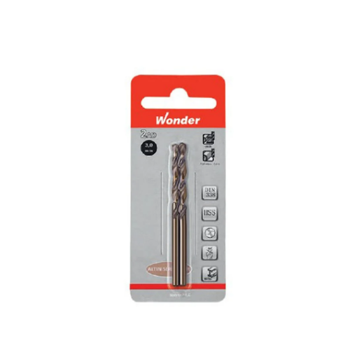 WONDER HSS UÇ 5 MM 2 Lİ ALTIN resmi